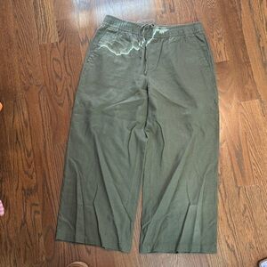 Women Olive Green Pants